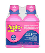 Pepto Bismol Extra Strong Liquide Lot de 2 Original 