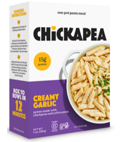 Chickapea One Pot Pasta Creamy Garlic