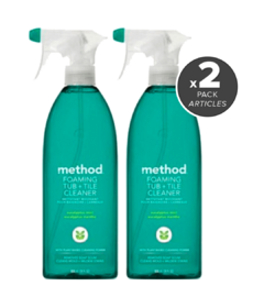 Method Foaming Tub + Tile Cleaner Eucalyptus Mint Bundle