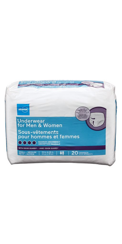 Buy atoma Underwear for Men & Women Small/Medium at Well.ca | Free ...
