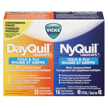 Vicks DayQuil NyQuil Cold & Flu Combo Vicks DayQuil NyQuil Cold & Flu Combo
