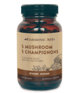 Harmonic Arts 5 Mushroom Concentrated Mushroom Capsules (en anglais)