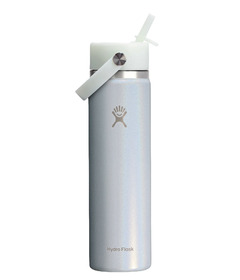 Hydro Flask Wide Mouth with Flex Straw Cap Glimmer Blue