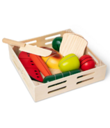 Melissa & Doug Wooden Cutting Play Food