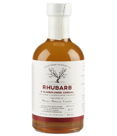 Split Tree Cocktail Co. Coktail & Soda Mix Rhubarbe & Elderflower Cordial 