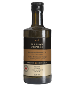 Maison Orphee Organic Unrefined Sesame Oil