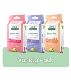 Aleva Naturals Bamboo Baby Specialty Variety Pack