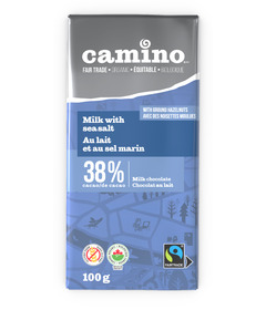 Camino Milk with Sea Salt Chocolate Bar