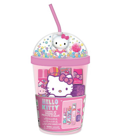 Townley Cosmetic Tumbler With Rubber Dome Top Hello Kitty