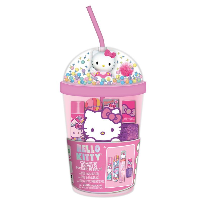 Buy Townley Cosmetic Tumbler With Rubber Dome Top Hello Kitty at