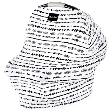 AS SEEN ON SHARK TANK The Original Milk Snob Infant Car Seat Cover and Nursing Cover Multi-Use 360/° Coverage Breathable Stretchy Lumberjack