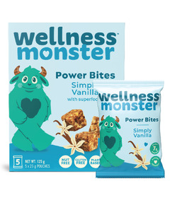 Wellness Monster Nut-Free Power Bites Simply Vanilla