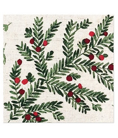Harman Holly Cocktail Napkins Red/Green