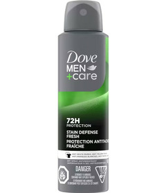 Dove Men+Care Dry Spray Antiperspirant Stain Defense Fresh