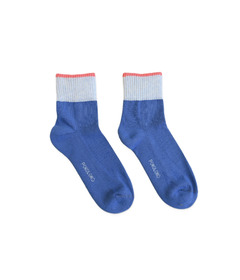 Pokoloko Block Pima Socks Freshwater