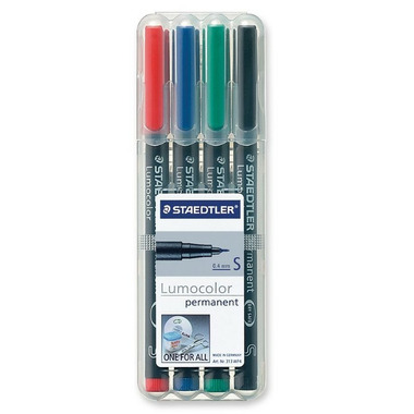 Staedtler Lumocolour Universal Permanent Extra Fine Markers Staedtler Lumocolour Universal Permanent Extra Fine Markers