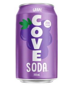 Cove Gut Healthy Soda Grape
