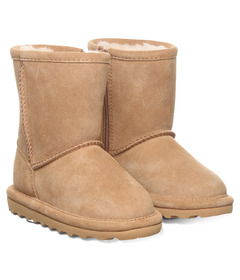 Bearpaw Toddler Elle Zipper Boots Iced Coffee