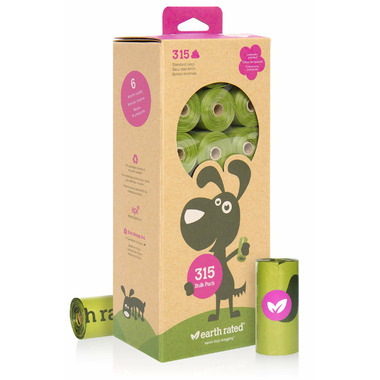Earth Rated Lavender-Scented 21 Refill Rolls Dog Waste Bags Earth Rated Lavender-Scented 21 Refill Rolls Dog Waste Bags