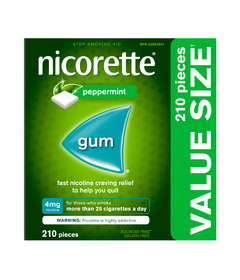 Nicorette Gum Peppermint 4mg