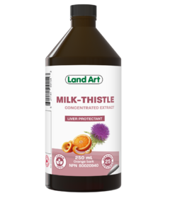 Land Art Milk-Thistle Concentrated Extract Liquid Orange Bark