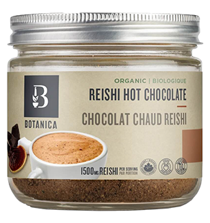 Chocolat chaud au reishi de Botanica