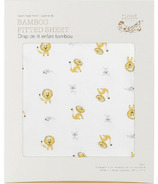 Nest Designs Fitted Bamboo Cotton Twin Sheet The Lion and The Mouse