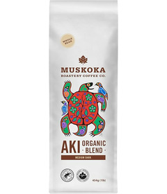 Muskoka Roastery Coffee Co. Aki Organic Whole Bean Medium Dark Roast