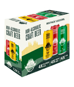 Sober Carpenter Non-Alcoholic Craft Beer Mix Pack