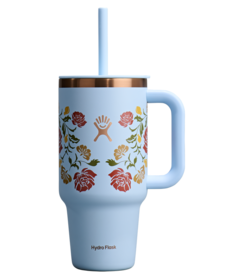 Hydro Flask Travel Tumbler Western Light Blue