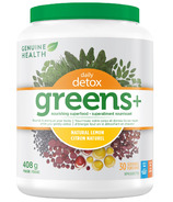 Genuine Health Daily Detox Greens+ Natural Lemon (en anglais seulement)