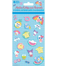image of Trends Hello Kitty & Friends Pool Party Standard Sticker Sheets with sku:337304