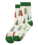 Little Blue House by Hatley Kids Crew Sock Christmas Trees