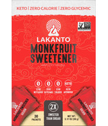Lakanto édulcorant Monkfruit avec Erythritol Golden Packets