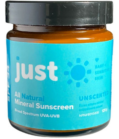 Just Sun Baby & Sensitive Skin Mineral Sunscreen Unscented SPF 30