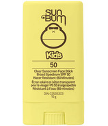 Sun Bum Kids Sunscreen Face Stick SPF 50 Clear