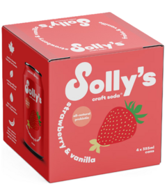 Solly's Craft Soda Strawberry & Vanilla
