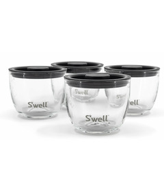 S'well Glass Prep Bowls Set Black