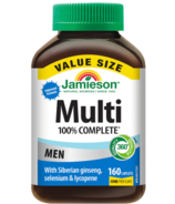 Jamieson 100% Complete Multivitamin for Men Taille de la valeur