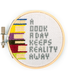 Kikkerland Mini Embroidery Kit Books