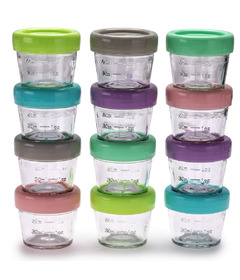 Melii Baby Glass Food Containers