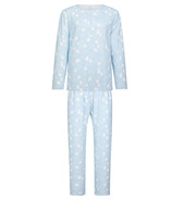 Nest Designs Women's Organic Cotton Long Sleeve Nursing PJ Set Snowy Peaks