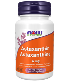 NOW Foods Astaxanthin Veg Softgels 4mg