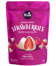 Frux White Chocolate Freeze Dried Strawberries