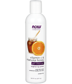 NOW Solutions Vitamin C & Manuka Honey Gel Cleanser