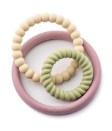 Little Cheeks 3-in-1 Trio Rings Silicone Textured Teethers Elise