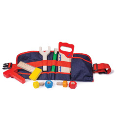 image of Bigjigs Red Carpenters Belt with sku:337222