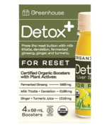 Greenhouse Juice Co. Boosters « Detox », paquet de 4