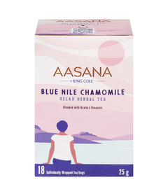 Aasana Blue Nile Chamomile Relax Herbal Tea with L-Theanine