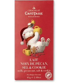 Cafe Tasse Milk Chocolate with Salted Pecans
